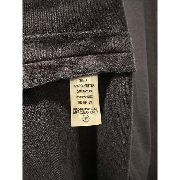 Calvin Klein Medium Cowl Neck Sweater A-Line Dress Gray Work Office Conservative - Picture 6 of 10